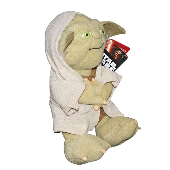 Disney Star Wars Yoda Talking Plush Soft Stuffed Clip On Doll Movie Sounds NEW - Picture 4 of 9